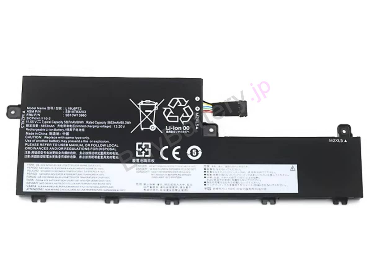 LENOVO L19C6P72 交換バッテリー